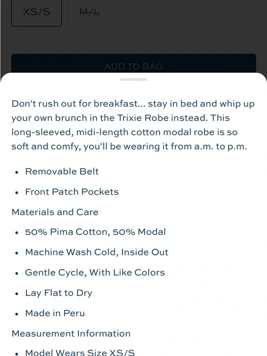 Roller Rabbit Brunch Club Trixie Robe - Picture 4 of 4